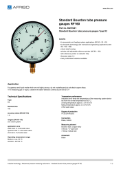 AFRISO_STANDARD-BOURDON-TUBE-PRESSURE-GAUGES-RF160-STANDARD-BOURDON-TUBE-PRESSURE-GAUGE_85251201_ENG_GBR.PDF