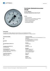 AFRISO_ROHRFEDER-EDELSTAHLMANOMETER-RF40E-ROHRFEDER-EDELSTAHLMANOMETER-TYP-D3_85023312_DEU_DEU.PDF