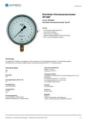 AFRISO_ROHRFEDER-FEINMESSMANOMETER-RF160F-ROHRFEDER-FEINMESSMANOMETER-TYP-D4_85702401_DEU_DEU.PDF