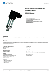 AFRISO_PRESSURE-TRANSDUCERS-DMU-01-K-COMPACT-VERSION-PRESSURE-TRANSDUCERS_31516_ENG_GBR.PDF