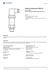 AFRISO_PRESSURE-TRANSDUCERS-DMU-04-PRESSURE-TRANSDUCERS-DMU-04-INDUSTRIAL-VERSION_31665_ENG_GBR.PDF