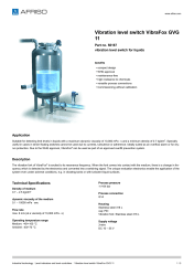 AFRISO_VIBRATION-LEVEL-SWITCH-VIBRAFOX-GVG-11-VIBRATION-LEVEL-SWITCH-FOR-LIQUIDS_56167_ENG_GBR.PDF