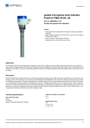 AFRISO_GUIDED-MICROPULSE-LEVEL-INDICATOR-PULSFOX--PMG-20-KX--40-GUIDED-MICROPULSE-LEVEL_5654040O-L-101_ENG_GBR.PDF