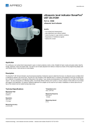 AFRISO_ULTRASONIC-LEVEL-INDICATOR-SONARFOX--UST-20-31O01-ULTRASONIC-LEVEL-INDICATOR_33560_ENG_GBR.PDF