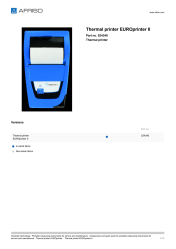 AFRISO_THERMAL-PRINTER-EUROPRINTER-II-THERMAL-PRINTER_524340_ENG_GBR.PDF