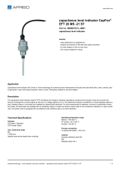 AFRISO_CAPACITANCE-LEVEL-INDICATOR-CAPFOX--EFT-20-MS--21-ST-CAPACITANCE-LEVEL-INDICATOR_5655021ST-L-5B01_ENG_GBR.PDF