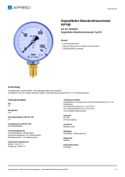 AFRISO_KAPSELFEDER-STANDARDMANOMETER-KP100-KAPSELFEDER-STANDARDMANOMETER-TYP-D3_35104301_DEU_CHE.PDF