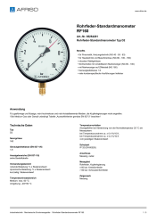 AFRISO_ROHRFEDER-STANDARDMANOMETER-RF160-ROHRFEDER-STANDARDMANOMETER-TYP-D2_85254201_DEU_CHE.PDF