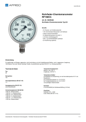 AFRISO_ROHRFEDER-CHEMIEMANOMETER-RF160CH-ROHRFEDER-CHEMIEMANOMETER-TYP-D4_85255402_DEU_CHE.PDF