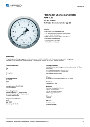 AFRISO_ROHRFEDER-CHEMIEMANOMETER-RF63CH-ROHRFEDER-CHEMIEMANOMETER-TYP-D9_85113912_DEU_CHE.PDF