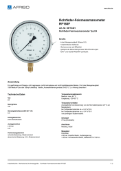 AFRISO_ROHRFEDER-FEINMESSMANOMETER-RF160F-ROHRFEDER-FEINMESSMANOMETER-TYP-D4_85718401_DEU_CHE.PDF