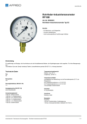 AFRISO_ROHRFEDER-INDUSTRIEMANOMETER-RF100I-ROHRFEDER-INDUSTRIEMANOMETER-TYP-D2_85303201_DEU_CHE.PDF