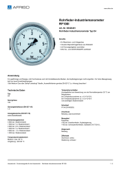 AFRISO_ROHRFEDER-INDUSTRIEMANOMETER-RF100I-ROHRFEDER-INDUSTRIEMANOMETER-TYP-D4_85320451_DEU_CHE.PDF