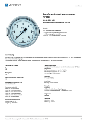 AFRISO_ROHRFEDER-INDUSTRIEMANOMETER-RF100I-ROHRFEDER-INDUSTRIEMANOMETER-TYP-D4_85311451_DEU_CHE.PDF