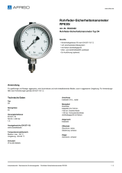 AFRISO_ROHRFEDER-SICHERHEITSMANOMETER-RF63SI-ROHRFEDER-SICHERHEITSMANOMETER-TYP-D4_85422402_DEU_CHE.PDF