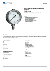 AFRISO_ROHRFEDER-SICHERHEITSMANOMETER-RF63SI-ROHRFEDER-SICHERHEITSMANOMETER-TYP-D4_85415402_DEU_CHE.PDF