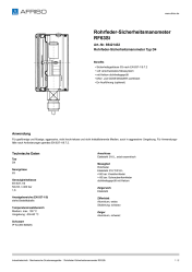 AFRISO_ROHRFEDER-SICHERHEITSMANOMETER-RF63SI-ROHRFEDER-SICHERHEITSMANOMETER-TYP-D4_85421432_DEU_CHE.PDF