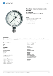 AFRISO_ROHRFEDER-SICHERHEITSMANOMETER-RF100SI-ROHRFEDER-SICHERHEITSMANOMETER-TYP-D4_85471402_DEU_CHE.PDF