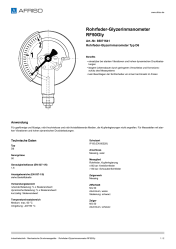 AFRISO_ROHRFEDER-GLYZERINMANOMETER-RF50GLY-ROHRFEDER-GLYZERINMANOMETER-TYP-D6_85071641_DEU_CHE.PDF