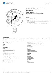 AFRISO_ROHRFEDER-GLYZERINMANOMETER-RF100GLY-ROHRFEDER-GLYZERINMANOMETER-TYP-D7_85211701_DEU_CHE.PDF