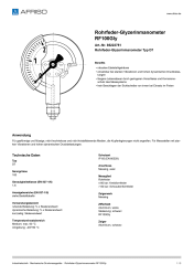 AFRISO_ROHRFEDER-GLYZERINMANOMETER-RF100GLY-ROHRFEDER-GLYZERINMANOMETER-TYP-D7_85222751_DEU_CHE.PDF