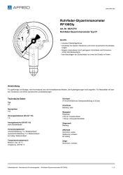 AFRISO_ROHRFEDER-GLYZERINMANOMETER-RF100GLY-ROHRFEDER-GLYZERINMANOMETER-TYP-D7_85212751_DEU_CHE.PDF