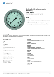 AFRISO_ROHRFEDER-GLYZERINMANOMETER-RF160GLY-ROHRFEDER-GLYZERINMANOMETER-TYP-D8_85252831_DEU_CHE.PDF