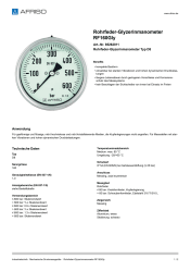 AFRISO_ROHRFEDER-GLYZERINMANOMETER-RF160GLY-ROHRFEDER-GLYZERINMANOMETER-TYP-D8_85262811_DEU_CHE.PDF