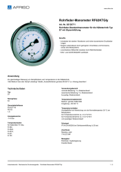 AFRISO_ROHRFEDER-MANOMETER-RF63KTGLY-ROHRFEDER-STANDARDMANOMETER-FUER-DIE-KAELTETECHNIK_85130711_DEU_CHE.PDF