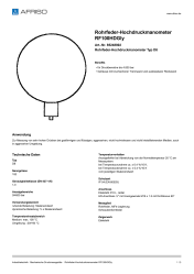 AFRISO_ROHRFEDER-HOCHDRUCKMANOMETER-RF100HDGLY-ROHRFEDER-HOCHDRUCKMANOMETER-TYP-D8_85248802_DEU_CHE.PDF