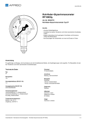 AFRISO_ROHRFEDER-GLYZERINMANOMETER-RF100GLY-ROHRFEDER-GLYZERINMANOMETER-TYP-D7_85323751_DEU_CHE.PDF