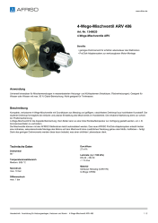 AFRISO_4-WEGE-MISCHVENTIL-ARV-486-4-WEGE-MISCHVENTILE-ARV_1348620_DEU_CHE.PDF