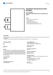 AFRISO_KAPSELFEDER-STANDARDMANOMETER-KP160DIF-KAPSELFEDER-STANDARDMANOMETER-FUER-DIFFER_35620411_DEU_CHE.PDF
