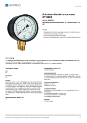 AFRISO_ROHRFEDER-STANDARDMANOMETER-RF100DIF-ROHRFEDER-STANDARDMANOMETER-FUER-DIFFERENZD_85615201_DEU_CHE.PDF
