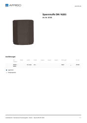 AFRISO_SPANNMUFFE-DIN-16283_63105_DEU_CHE.PDF