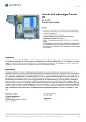 AFRISO_UNTERDRUCK-LECKANZEIGER-EUROVAC-HV-UNTERDRUCK-LECKANZEIGER_43781_DEU_CHE.PDF