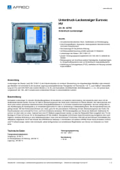 AFRISO_UNTERDRUCK-LECKANZEIGER-EUROVAC-HV-UNTERDRUCK-LECKANZEIGER_43793_DEU_CHE.PDF