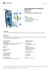 AFRISO_DRUCKMESSUMFORMER-HYDROFOX--DMU-07-FG-DRUCKMESSUMFORMER-FUER-FUELLSTANDMESSUNG_31550_DEU_CHE.PDF