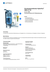 AFRISO_DRUCKMESSUMFORMER-HYDROFOX--DMU-07-FG-DRUCKMESSUMFORMER-FUER-FUELLSTANDMESSUNG_31806_DEU_CHE.PDF