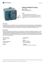 AFRISO_STELLMOTOR-ARM-323-PROCLICK-STELLMOTOR-ARM-PROCLICK_77820_DEU_CHE.PDF