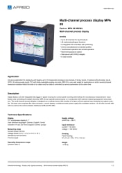 AFRISO_DATA-SHEET_MULTI-CHANNEL-PROCESS-DISPLAY_MPA-20_MPA-20-020304_ENG_GBR.PDF