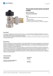 AFRISO_DATENBLATT_THERMOSTAT-VENTILUNTERTEIL_VARIOQ-M_E-DN20_181-230-101_DEU_CHE.PDF