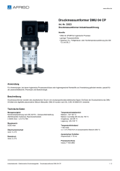 AFRISO_DATENBLATT_DRUCKMESSUMFORMER_DMU-04-CP_33023_DEU_CHE.PDF