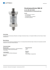 AFRISO_DATENBLATT_DRUCKMESSUMFORMER_DMU-30_DMU-30211230202_DEU_CHE.PDF