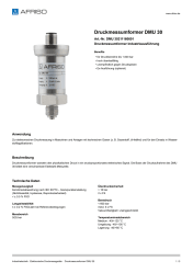 AFRISO_DATENBLATT_DRUCKMESSUMFORMER_DMU-30_DMU-30211160601_DEU_CHE.PDF