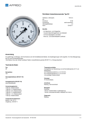 AFRISO_DATENBLATT_ROHRFEDER-INDUSTRIEMANOMETER-TYP-D4_RF100I-D451_P22325_DEU_CHE.PDF