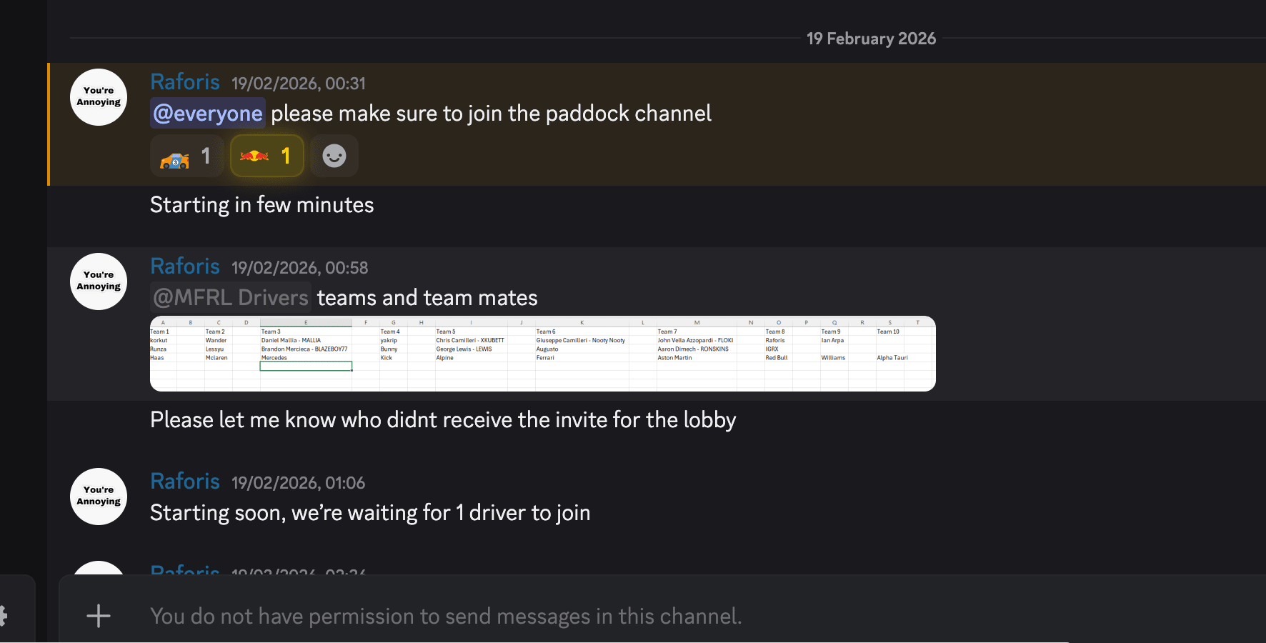 Eliminating Chaos in League Events