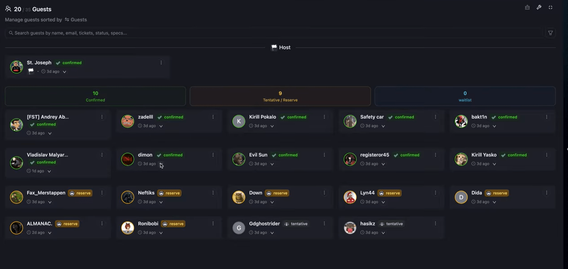 Team Roles & Attendance Tracking