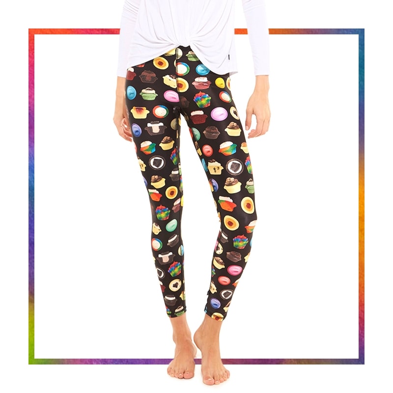woman's leggings pose standing