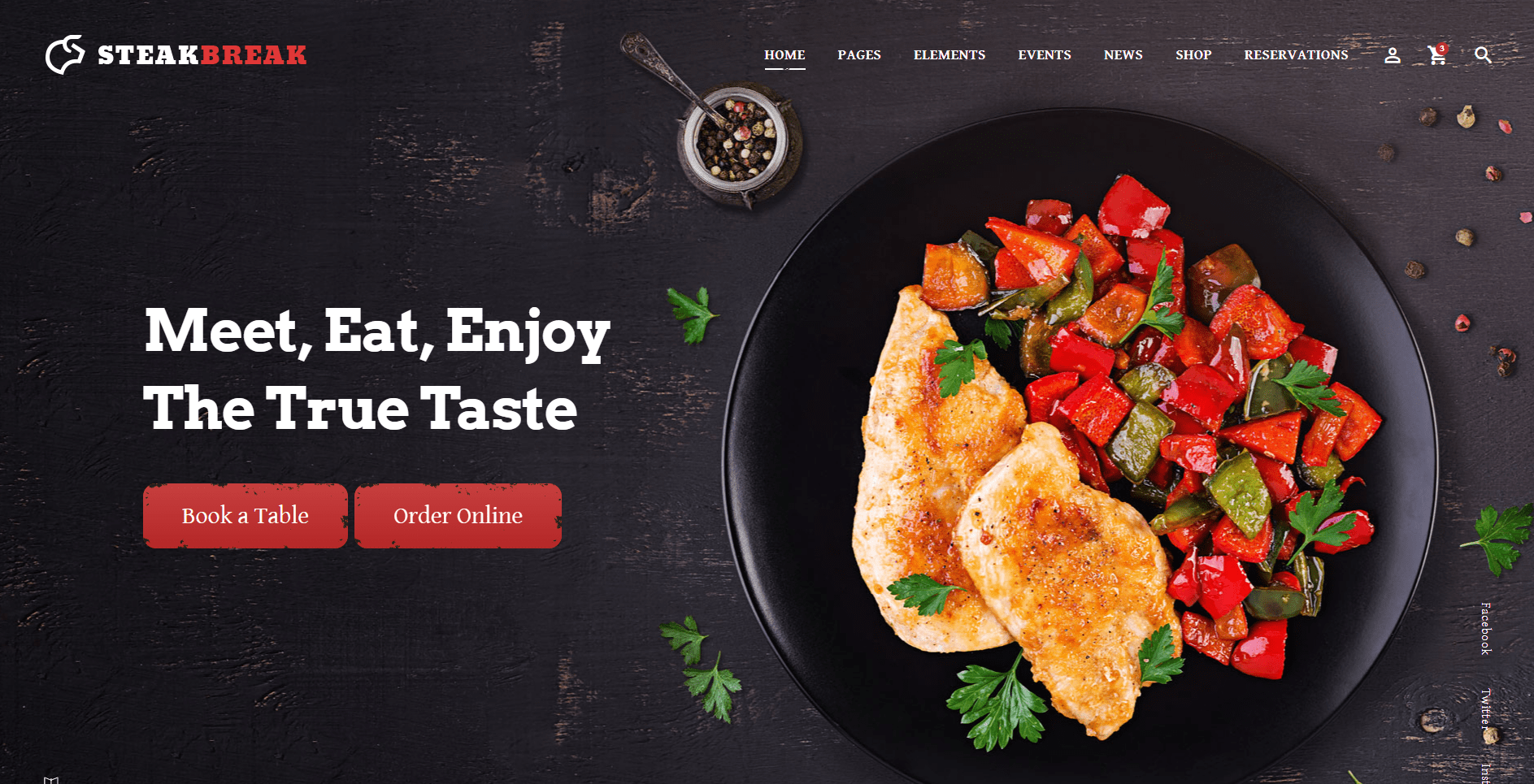 SteakBreak - Restaurant HTML Template